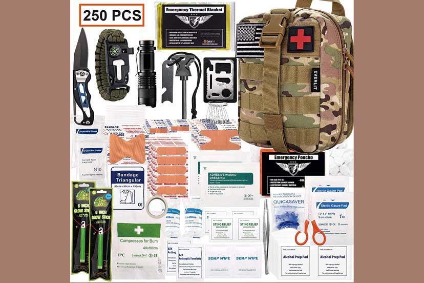 250-Piece Everlit Survival Kit